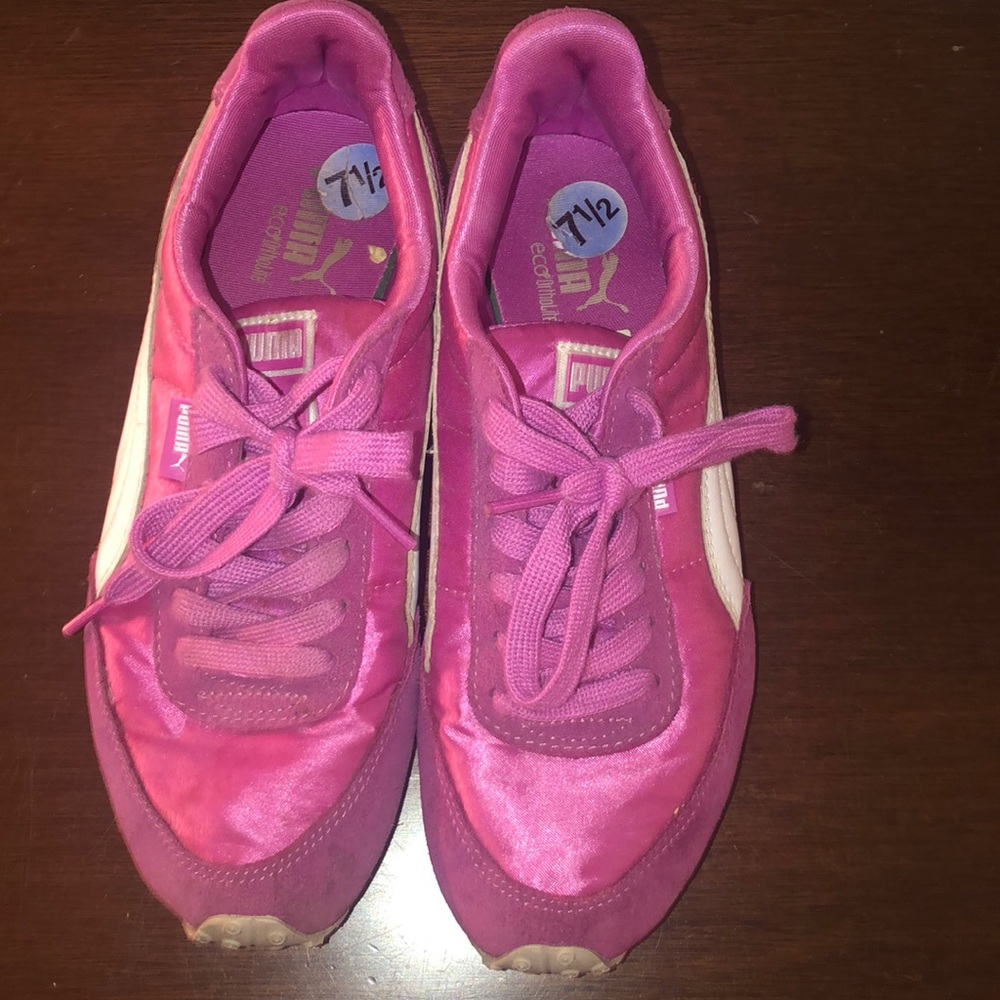 Puma hot pink shoes